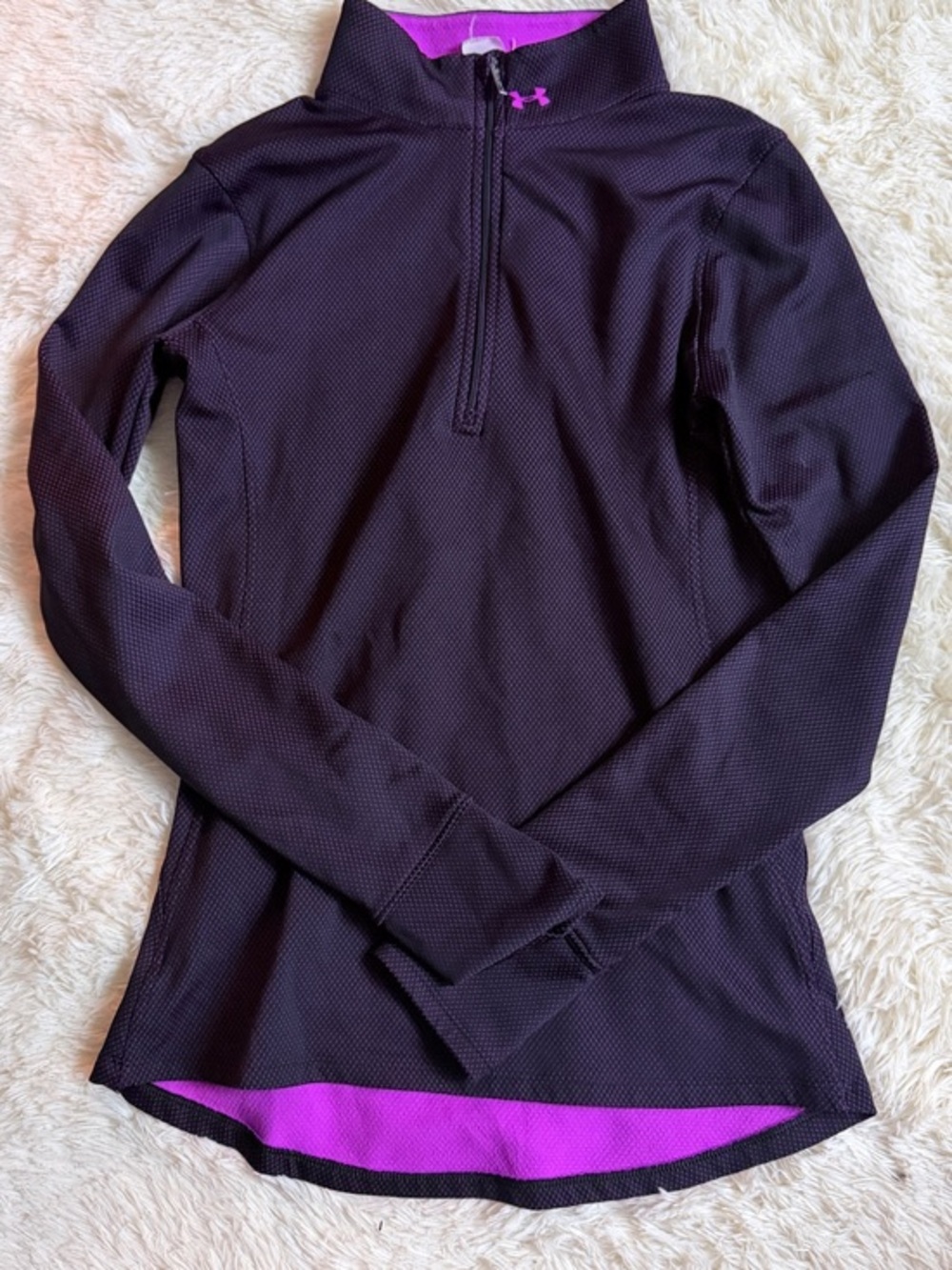 Under Armour Women’s Purple Half-Zip Performance Top